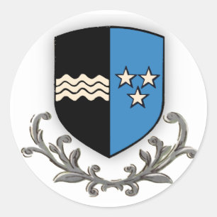 Canton Aargau Classic Round Sticker