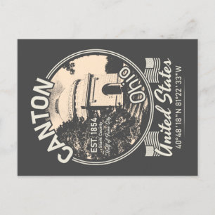 CANTON CITY - OHIO VINTAGE POSTCARD