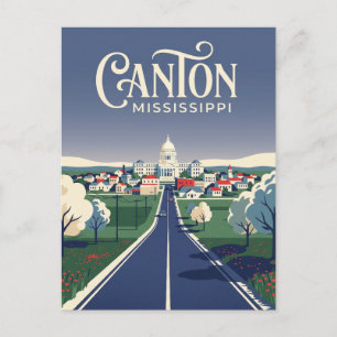 Canton Mississippi Postcard