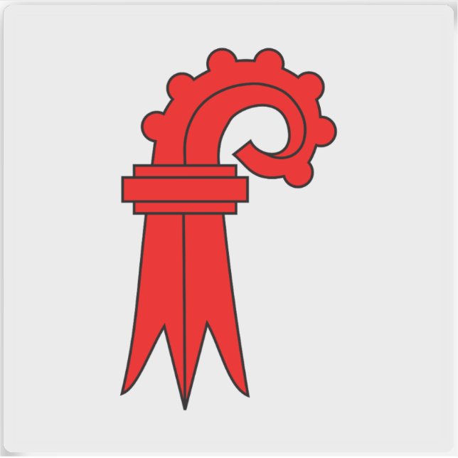 Canton of Basel-Landschaft flag, Switzerland (Front)
