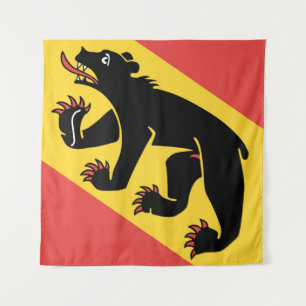 Canton of Bern flag Switzerland symbol Tapestry