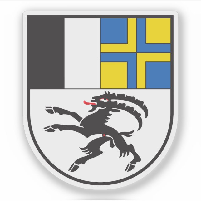 Canton of Graubünden coat of arms, Switzerland (Front)