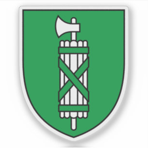 Canton of Sankt Gallen (St Gall) flag, Switzerland