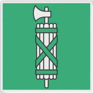 Canton of Sankt Gallen (St Gall) flag, Switzerland