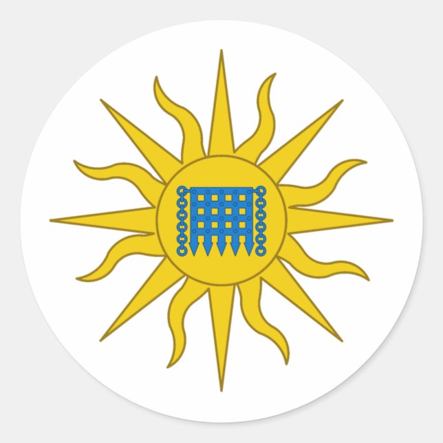 Canton of Summergate Populace Badge Classic Round Sticker (Front)