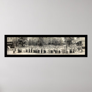 Canton OH Sunday School Photo 1914 Poster