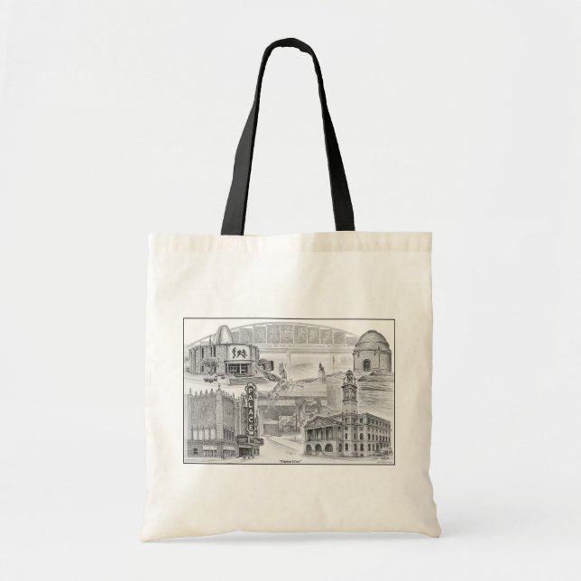 Canton Ohio Historic Landmarks Tote Bag (Front)