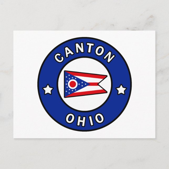Canton Ohio Postcard (Front)