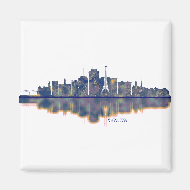 Canton Skyline Magnet (Front)