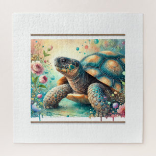 Cantors giant softshell turtle 060824AREF136 - Wat Jigsaw Puzzle