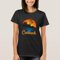 Canuck Vancouver Palm Tree Island Sunset Canada