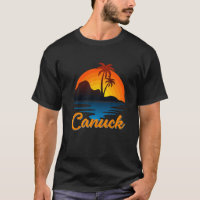 Canuck Vancouver Palm Tree Island Sunset Canada