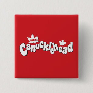 Canucklehead 15 Cm Square Badge