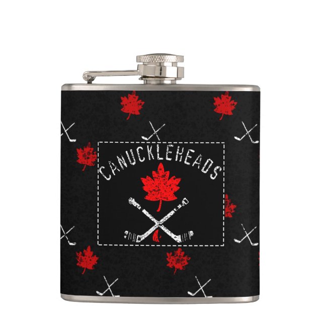Canuckleheads Official Hip Flask (Front)