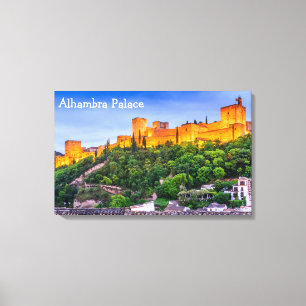 Canvas Alhambra Palace Print