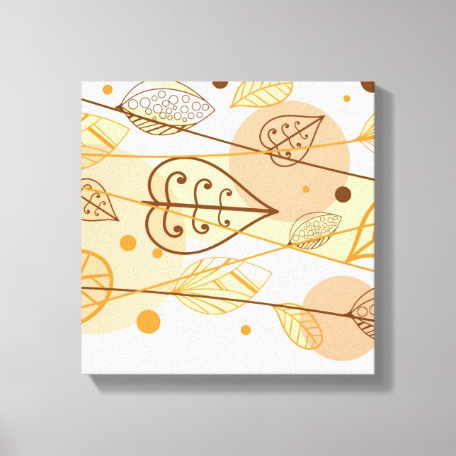 Canvas Art-Autumn Leaves Print (Front)