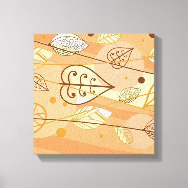Canvas Art-Autumn Leaves Print (Front)