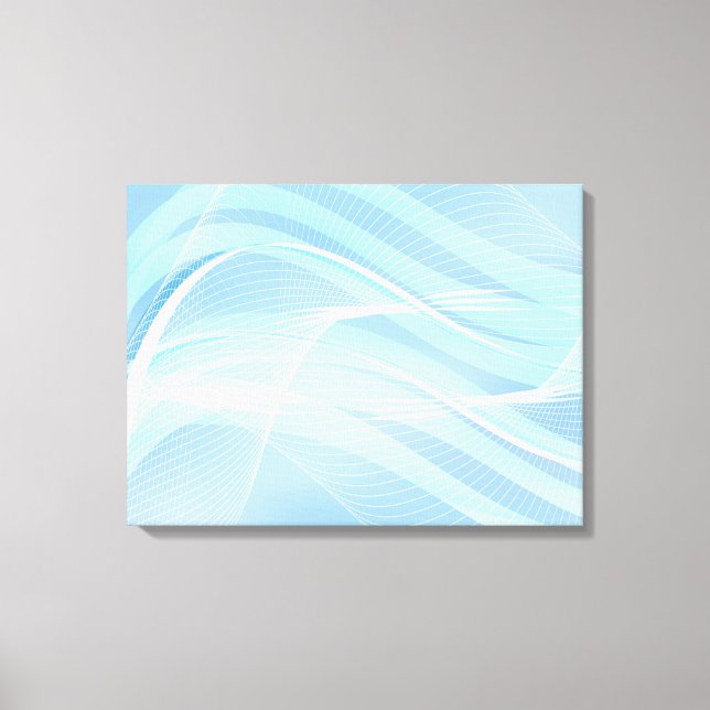 Canvas Art-Blue Abstract (Front)