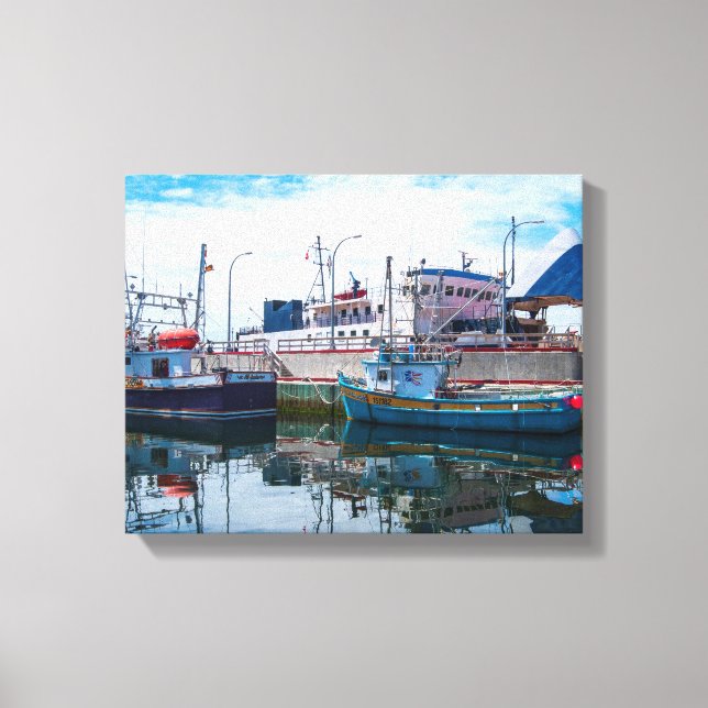 canvas art - Boats (Front)