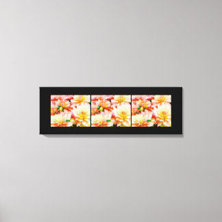 Canvas Art Fall Flowers