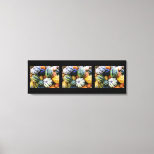 Canvas Art Fall Gourds