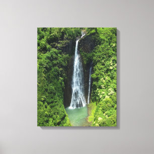 Canvas Art-Kauai Waterfall Print