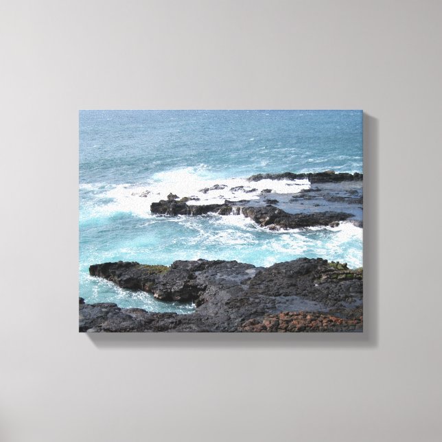 Canvas Art Ocean Scene Kauai (Front)