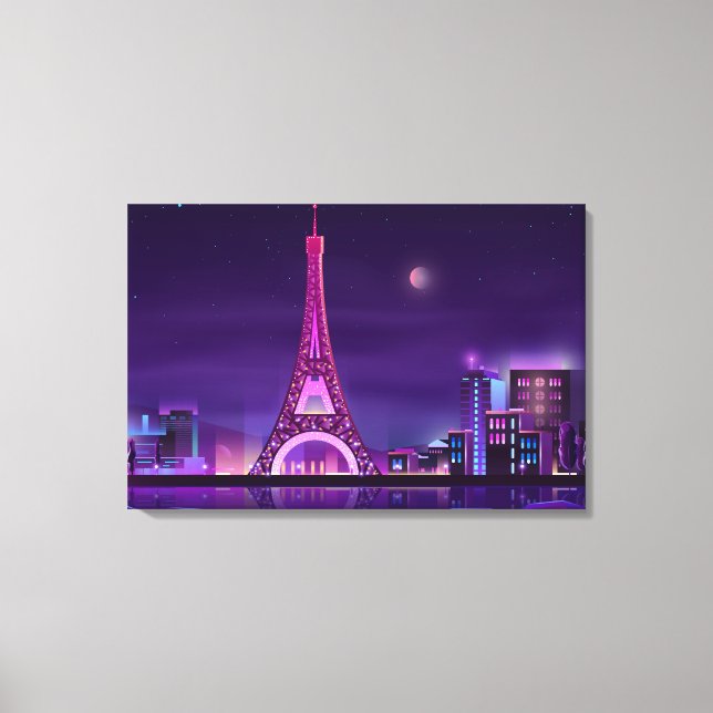 Canvas Art-Paris Night (Front)