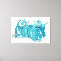 Canvas Art Print - "Running With The Wind"
