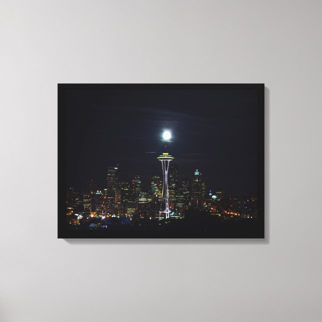 Canvas Art-Seattle Skyline (Front)