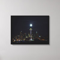 Canvas Art-Seattle Skyline