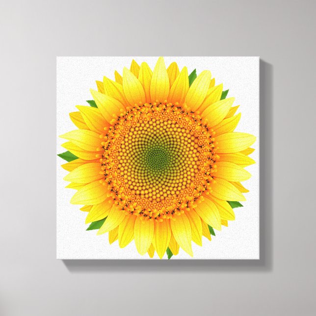 Canvas Art-Sunflower Print (Front)
