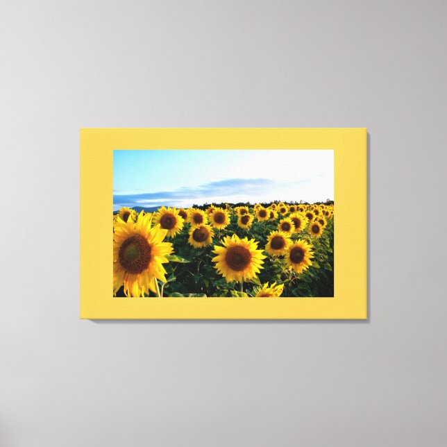 Canvas Art-Sunflowers Print (Front)