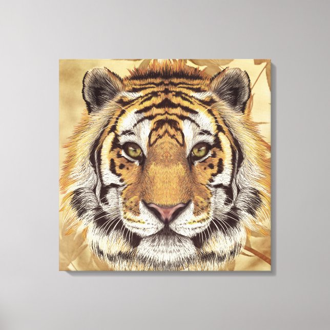 Canvas Art-Tiger Print (Front)