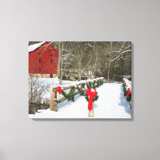 Canvas Art-Winter Scene Print