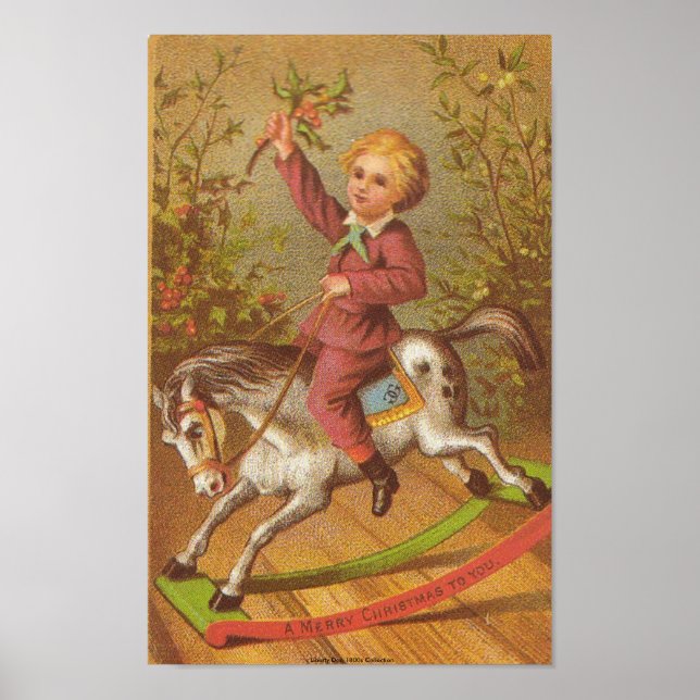 CANVAS ARTWORK - 1800s ART FROM CHROMOLITHOGRAPH Poster (Front)