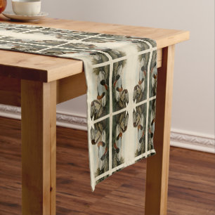 Canvas backed Duck from Audubon's Birds of America Short Table Runner