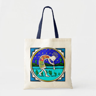 Canvas Bag: Kokopelli, Flute Player of the Desert Tote Bag