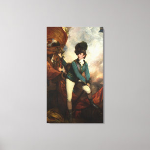 Canvas Banastre Tarleton by Joshua Reynolds Print