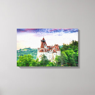 Canvas Bran Castle Print