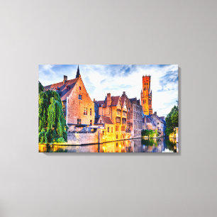 Canvas Bruges Print