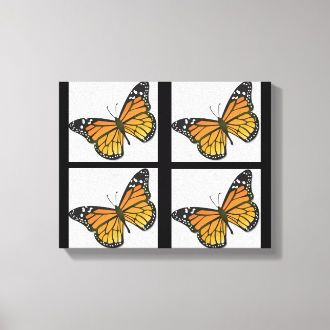 Canvas (Butterfly)) Print (Front)