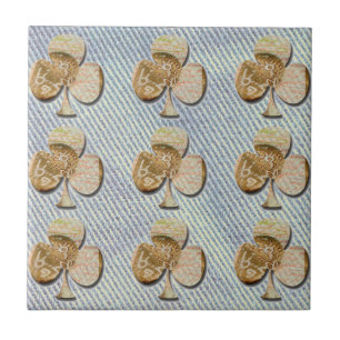 Canvas clover tile