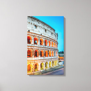 Canvas Colosseum Rome Italy Print