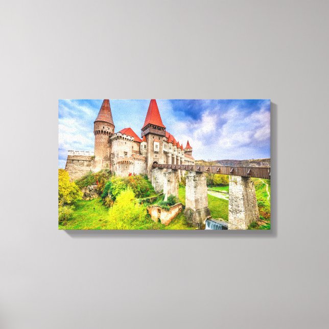 Canvas Corvin castle Print (Front)