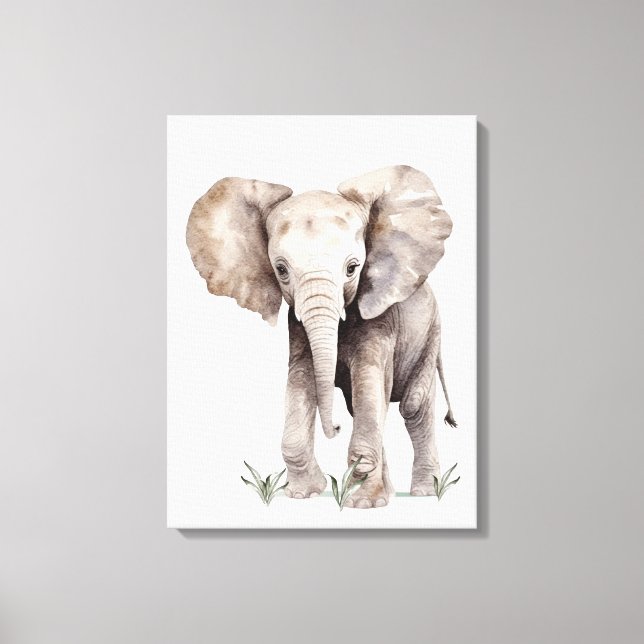 Canvas Elephant Artwork (Front)