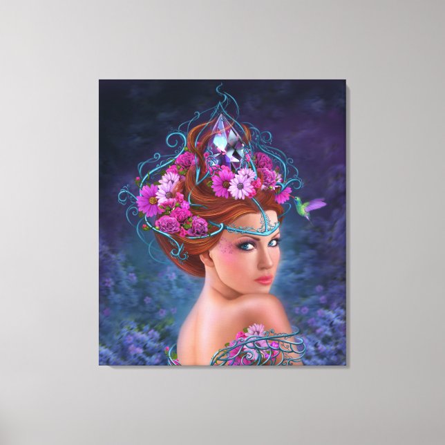 Canvas Flower queen Print (Front)