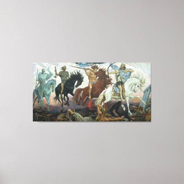 Canvas Four Horsemen of Apocalypse Viktor Vasnetso Print (Front)