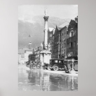 Canvas - Innsbruck - Mariensäule - 1929 - Vintage Poster