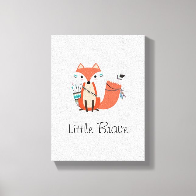 Canvas - Little Brave Print (Front)